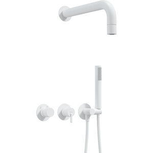 Изображение товара Душевая система Deante Silia NQS_A0XK белый матовый с скрытым монтажом