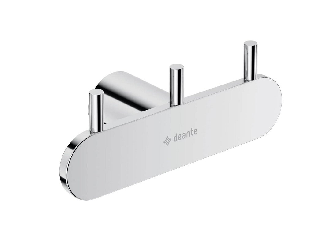 Изображение товара Крючок тройной Deante Round ADR_0131 хром настенный из нержавеющей стали