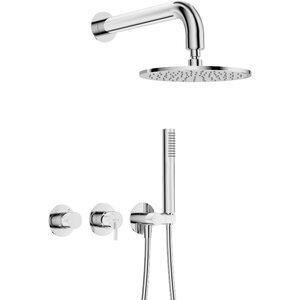 Изображение товара Душевая система Deante Silia NQS_00YK хром скрытая монтаж 7 лет гарантии