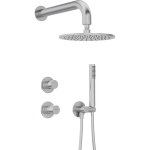 Изображение товара Душевая система Deante Silia Hexa NHS_F9YK, PVD сталь брашированная