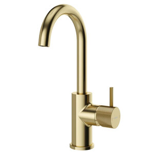 Изображение товара Смеситель для раковины Stworki Стокгольм S36015GM, цвет матовое золото