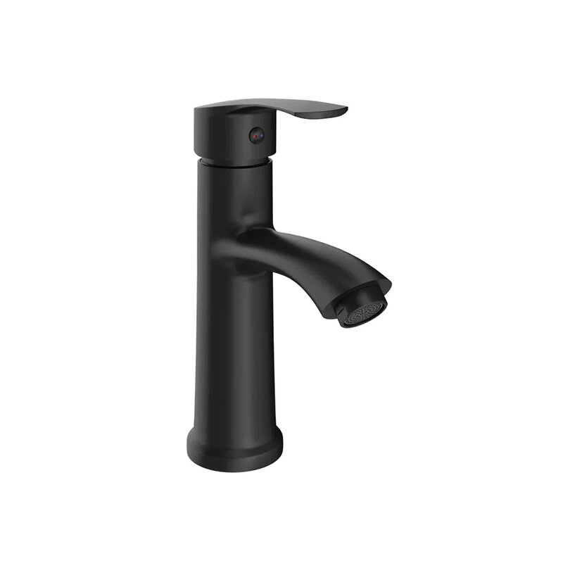 Изображение товара Смеситель для раковины Diwo Суздаль D02010BK черный матовый однорычажный с гибкой подводкой