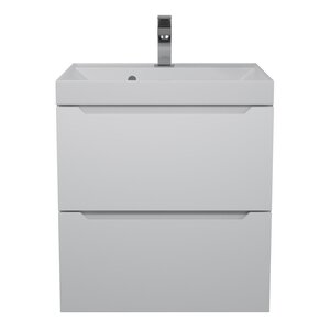 Изображение товара Тумба с раковиной Uperwood Tanos 29111020234, 50 см, подвесная, белая матовая