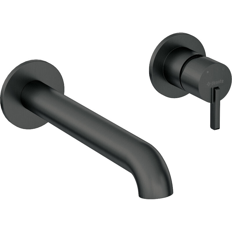 Изображение товара Смеситель для раковины Deante Silia BQS_N54L черный матовый однорычажный скрытый монтаж