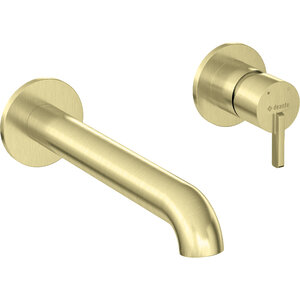 Изображение товара Смеситель для раковины Deante Silia BQS_R54L, с внутренней частью, PVD золото брашированное