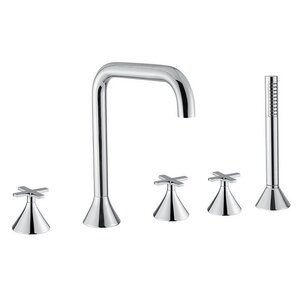 Изображение товара Смеситель на борт ванны Migliore Sirius 28171 хром двухвентильный Италия