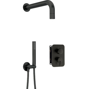 Изображение товара Душевая система Deante Silia BXYZNQSM с BOX черный матовый, скрытый монтаж