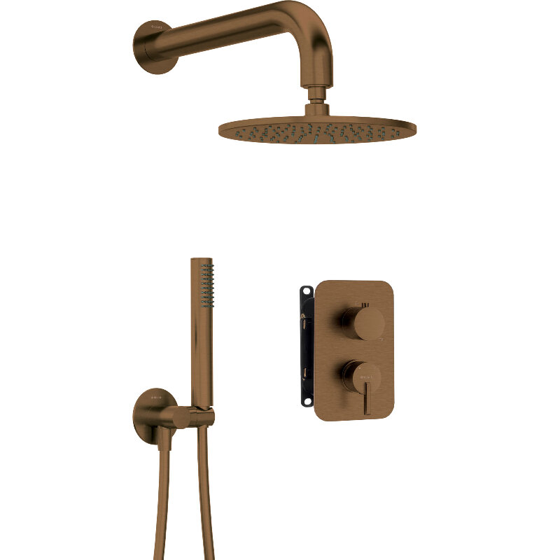 Изображение товара Душевая система Deante Silia BXYYCQSM с PVD бронзой брашированной и скрытым монтажом