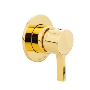 Изображение товара Смеситель для душа Migliore Sirius 28184 с внутренней частью в золоте, монтаж в нишу