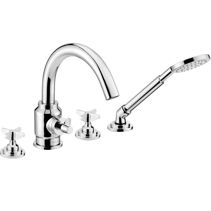 Изображение товара Смеситель для ванны Deante Temisto BQT 014D хром двухвентильный