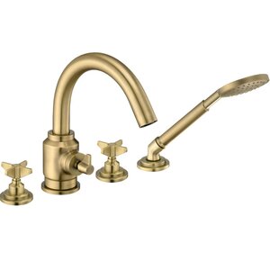 Изображение товара Смеситель на борт ванны Deante Temisto BQT_M14D, PVD золото