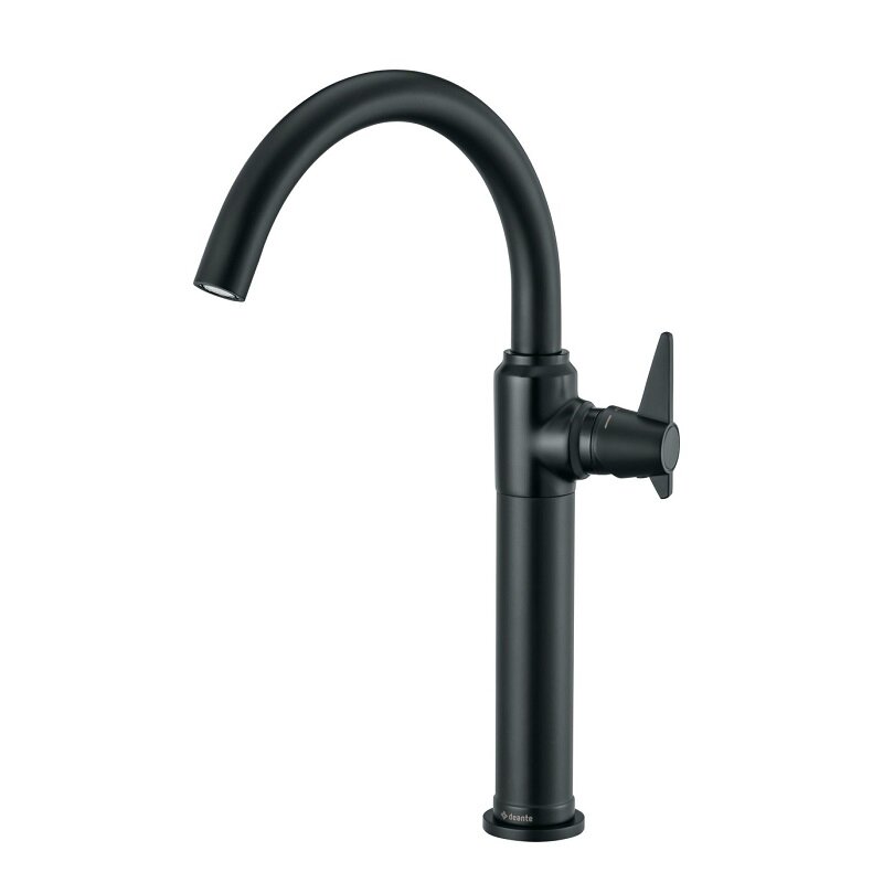 Изображение товара Смеситель для раковины Deante Temisto BQT_N20K черный матовый гидроактивный Изображение товара Смеситель для раковины Deante Temisto BQT_N20K черный матовый гидроактивный