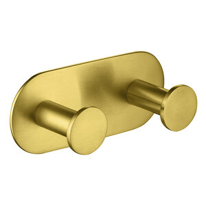 Изображение товара Вешалка 2 крючка Timo Saona 13014/20, цвет золото шлифованное