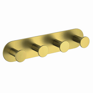 Изображение товара Вешалка Timo Saona 13015/20, 2 крючка, золото шлифованное, настенная