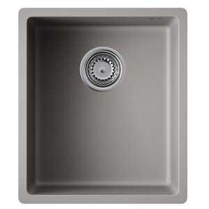 Изображение товара Кухонная мойка Omoikiri Bosen 38-U-GR из Tetogranit серого цвета