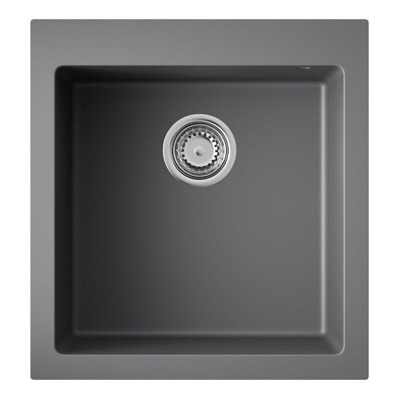 Изображение товара Мойка кухонная Omoikiri Bosen 47-PL 4993591 платина 47 см