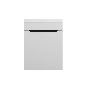 Изображение товара Тумба с раковиной Uperwood Tanos KTanos40WG, 40 см, подвесная, белая матовая/графит