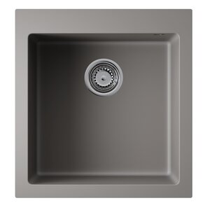 Изображение товара Кухонная мойка Omoikiri Bosen 47A-GR 47 см Leningrad Grey из Artceramic высокая гигиеничность и сти