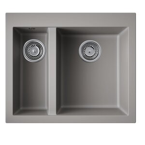 Изображение товара Мойка кухонная Omoikiri Bosen 59-2-GR 4993558 59 см серый