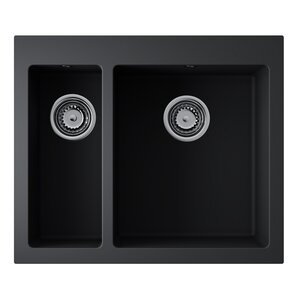 Изображение товара Кухонная мойка Omoikiri Bosen 59-2A-GB 59 см графит Artceramic