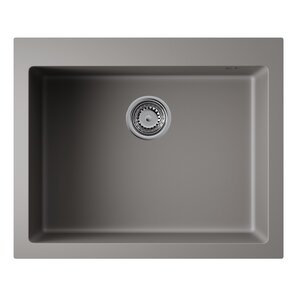 Изображение товара Кухонная мойка Omoikiri Bosen 61A-GR 4993825 из Artceramic 61 см ленинградский серый