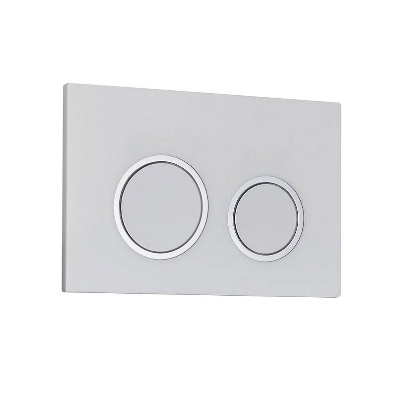 Изображение товара Клавиша смыва Veconi Flush FLV11-W механическая белый глянцевый для унитаза