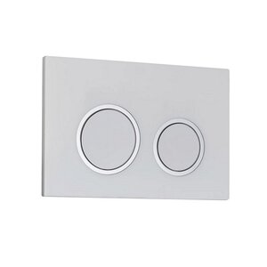 Изображение товара Клавиша смыва Veconi Flush FLV11-W, механическая, белый глянцевый, кайма белый