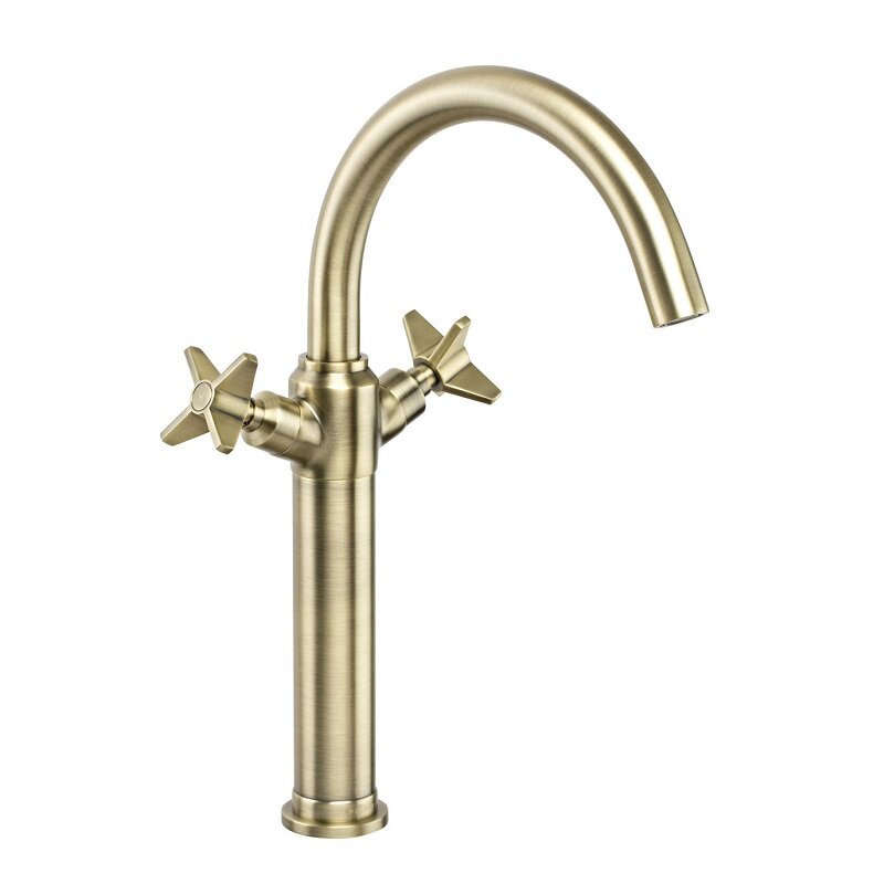 Изображение товара Смеситель для раковины Deante Temisto BQT_M25D латунь двухрычажный с поворотным изливом