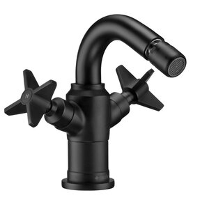 Изображение товара Смеситель для биде Deante Temisto BQT_N30D черный матовый двухрычажный