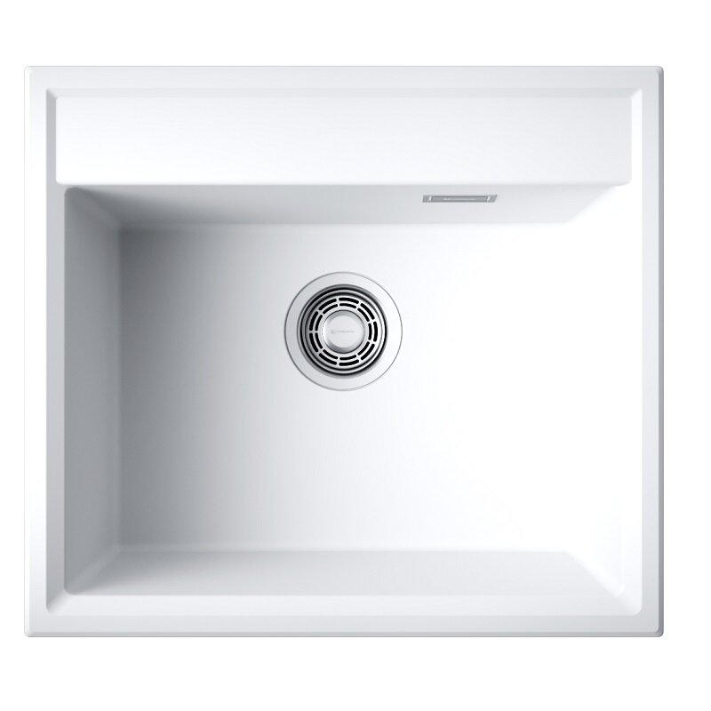 Изображение товара Кухонная мойка Omoikiri Daisen 57-WH 4997309 из Artgranit, белая, 57 см