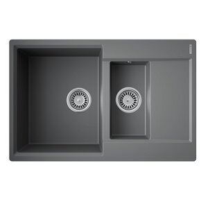 Изображение товара Кухонная мойка Omoikiri Daisen 78-2T-PL 4993533 78 см платина