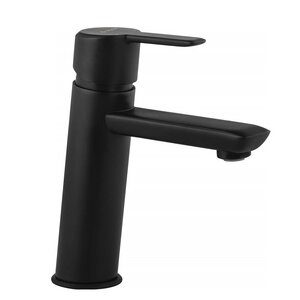 Изображение товара Смеситель для раковины Deante Arnika BQA_N21M с донным клапаном черный матовый