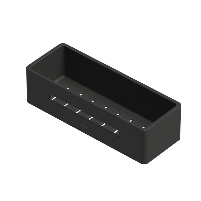 Изображение товара Полка Whitecross Ergo ER2280BL, настенная из нержавеющей стали, черный матовый