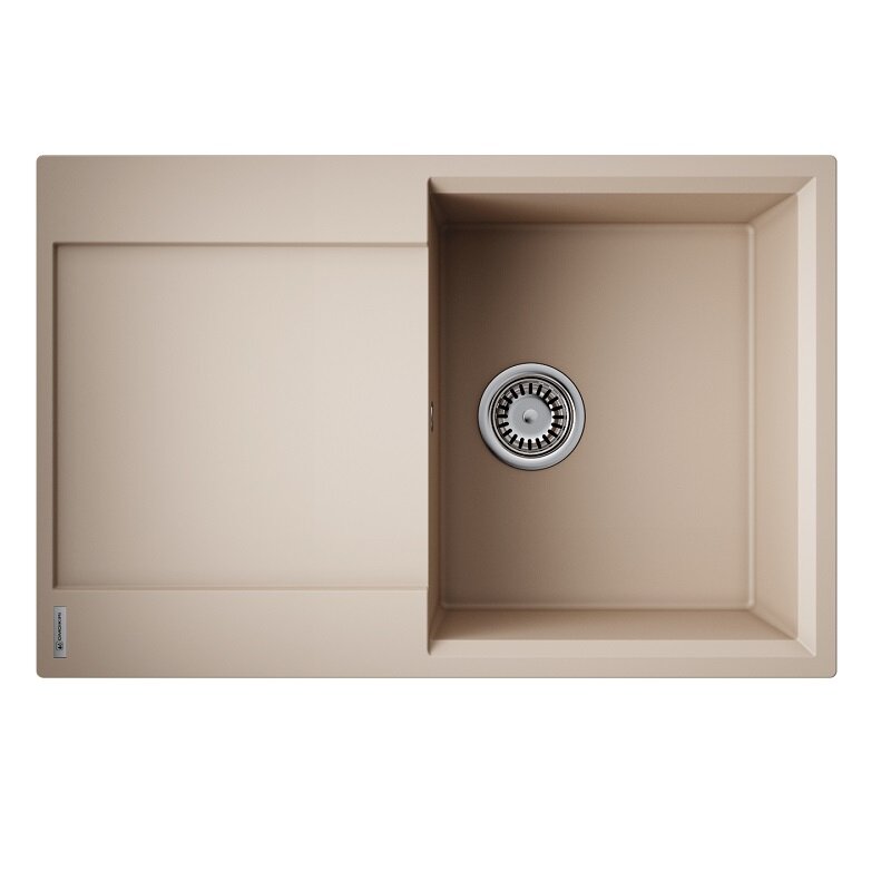 Изображение товара Кухонная мойка Omoikiri Daisen 78T-SA 78 см бежевый из Tetogranit