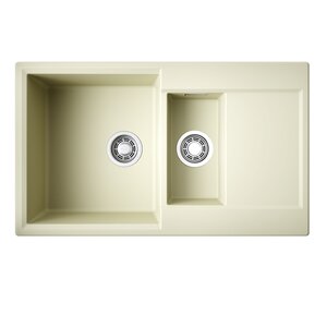 Изображение товара Кухонная мойка Omoikiri Daisen 86-2-BE 86 см ваниль матовая