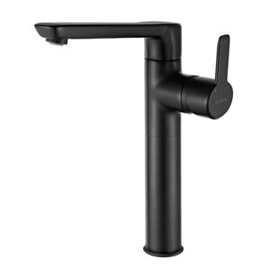 Изображение товара Смеситель для раковины Deante Arnika BQA_N21K черный матовый однорычажный с донным клапаном