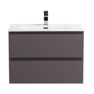 Изображение товара Тумба под раковину BelBagno KRAFT 39-700/390-2C-SO-GSO 70 cм, подвесная, эмаль темно-серая матовая