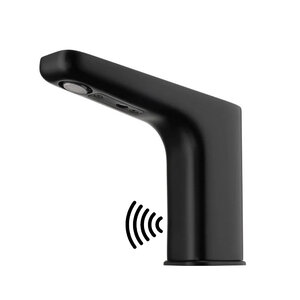 Изображение товара Сенсорный смеситель для раковины Deante Hiacynt BQH_N28V, черный матовый