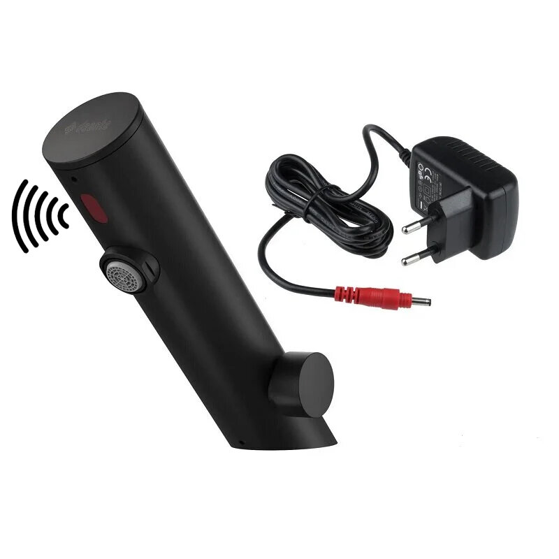 Изображение товара Сенсорный смеситель для раковины Deante Sense Sensor BQR_N29V черный матовый