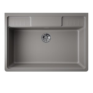 Изображение товара Мойка кухонная Omoikiri Kinokawa 90-GR 4993854, 90 см, цвет leningrad grey