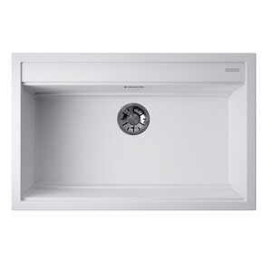 Изображение товара Кухонная мойка Omoikiri Kitagawa 79-LB-WH, белая, 79 см, Artceramic, гарантия 20 лет