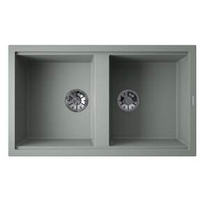 Изображение товара Мойка кухонная Omoikiri Kitagawa 86-2-WG 4993731, 86 см, цвет wind green