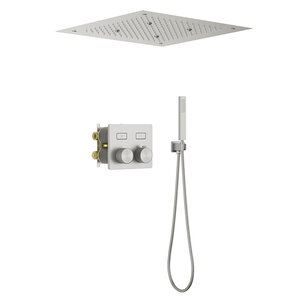 Изображение товара Душевая система Timo Petruma SX-5209/13SM термостатическая с потолочным тропическим душем никель