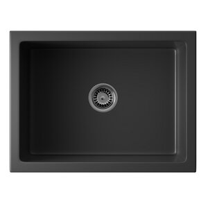 Изображение товара Мойка кухонная Omoikiri Mikura 61-BL 61 см черная NATCERAMIC