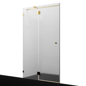 Изображение товара Душевая дверь WasserKRAFT Ems 76H 76H05L-MG/76H05R-MG, 120 см, левая/правая, стекло матовое, фурнитура золото глянцевое