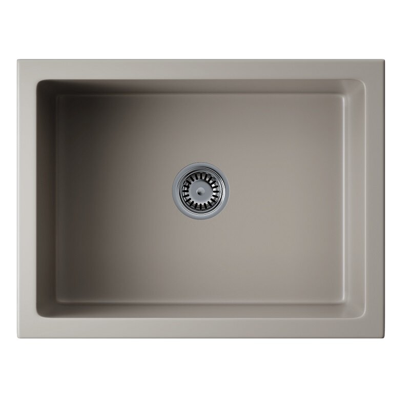 Изображение товара Кухонная мойка Omoikiri Mikura 61-CC из NATCERAMIC 61 см цвет cappuccino coffee