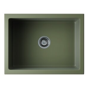 Изображение товара Кухонная мойка Omoikiri Mikura 61-OL 4997070 из NATCERAMIC цвет olive 61 см