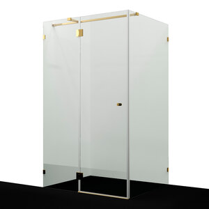 Изображение товара Душевой уголок WasserKRAFT Ems 76H 76H10 120x100 прозрачное стекло золото глянец