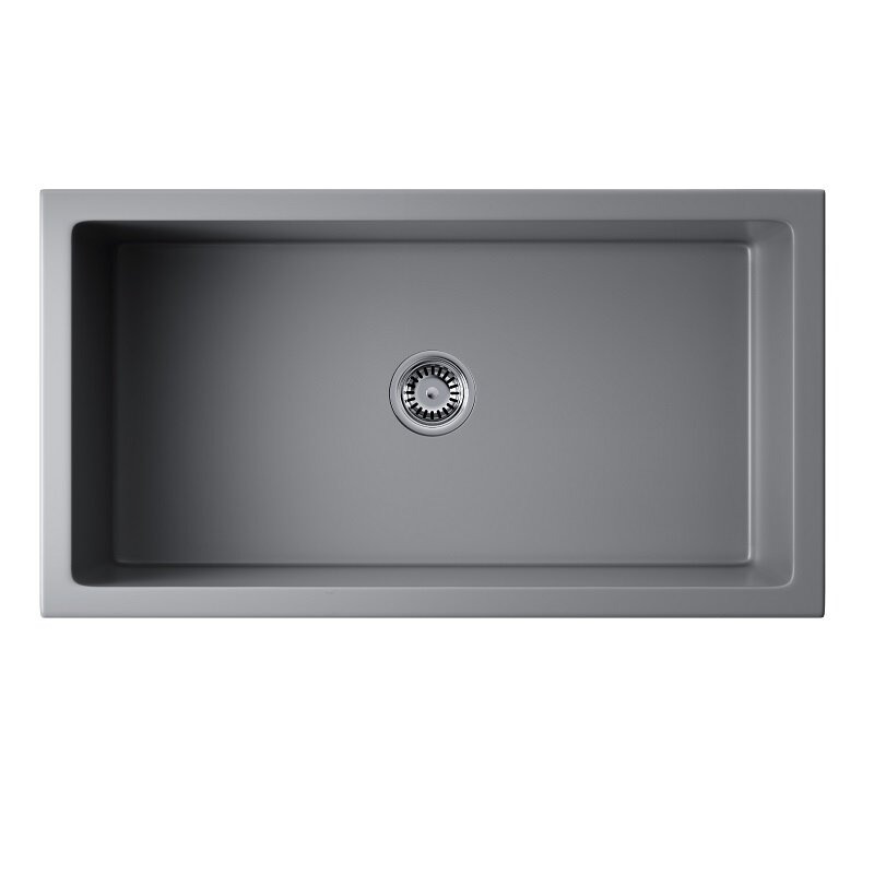 Изображение товара Кухонная мойка Omoikiri Mikura 83-PE 84 см NATCERAMIC с цветом pebble, гарантией 20 лет