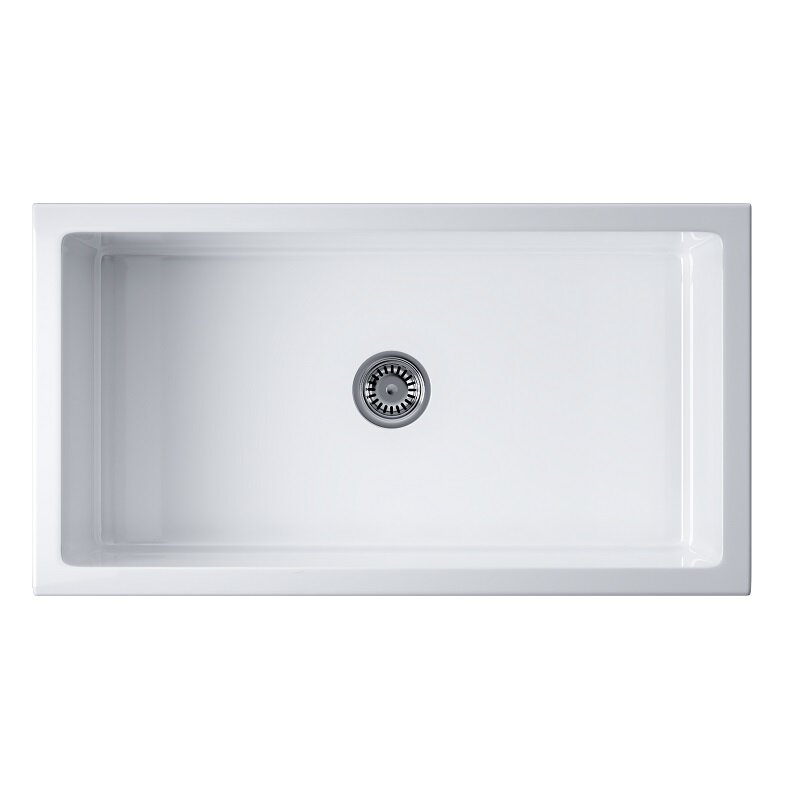 Изображение товара Кухонная мойка Omoikiri Mikura 83-WH 84 см белая глянцевая Изображение товара Кухонная мойка Omoikiri Mikura 83-WH 84 см белая глянцевая